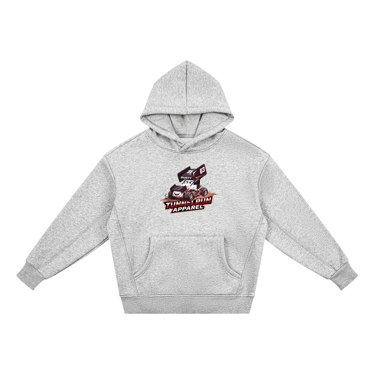 Kids Dusty Speedracer Grey Hoodie